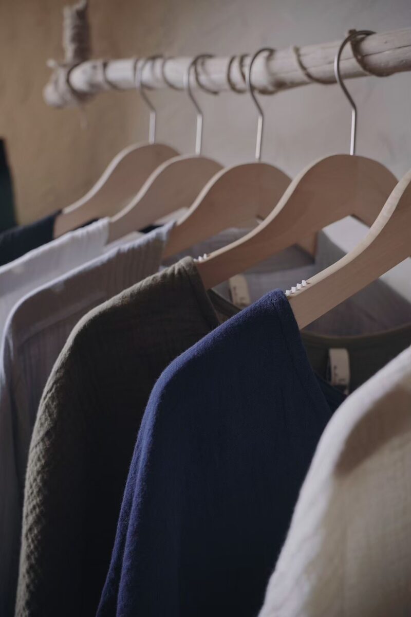 雙層棉紗 V領舒身上衣 三色 | Short Sleeve