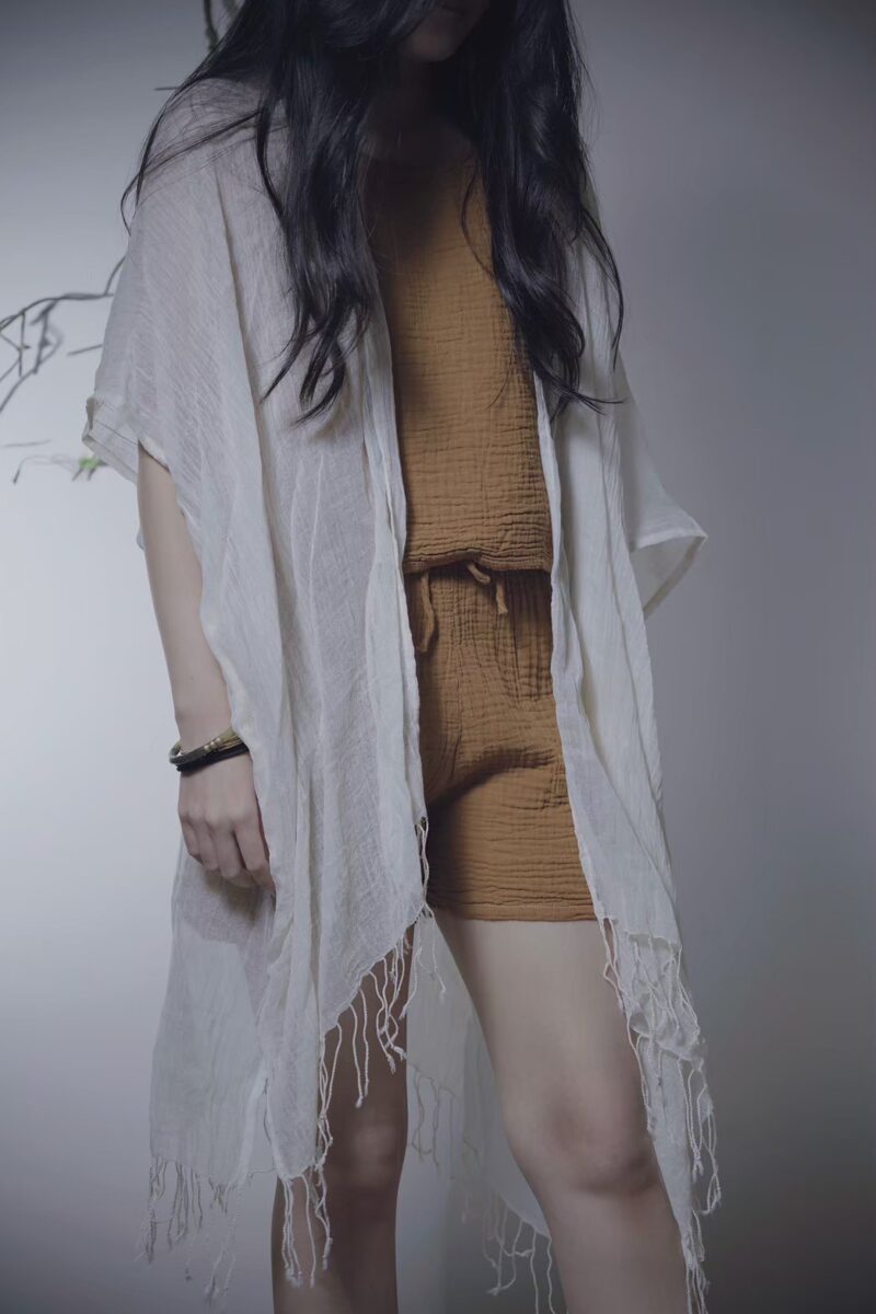 草木染 eco輕柔罩衫 | 多色