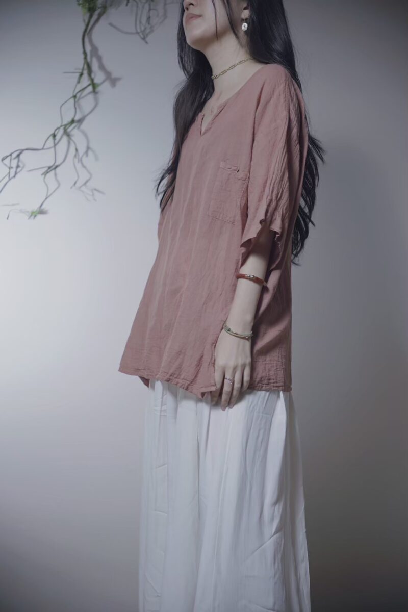 草木染 eco輕柔上衣 | 多色