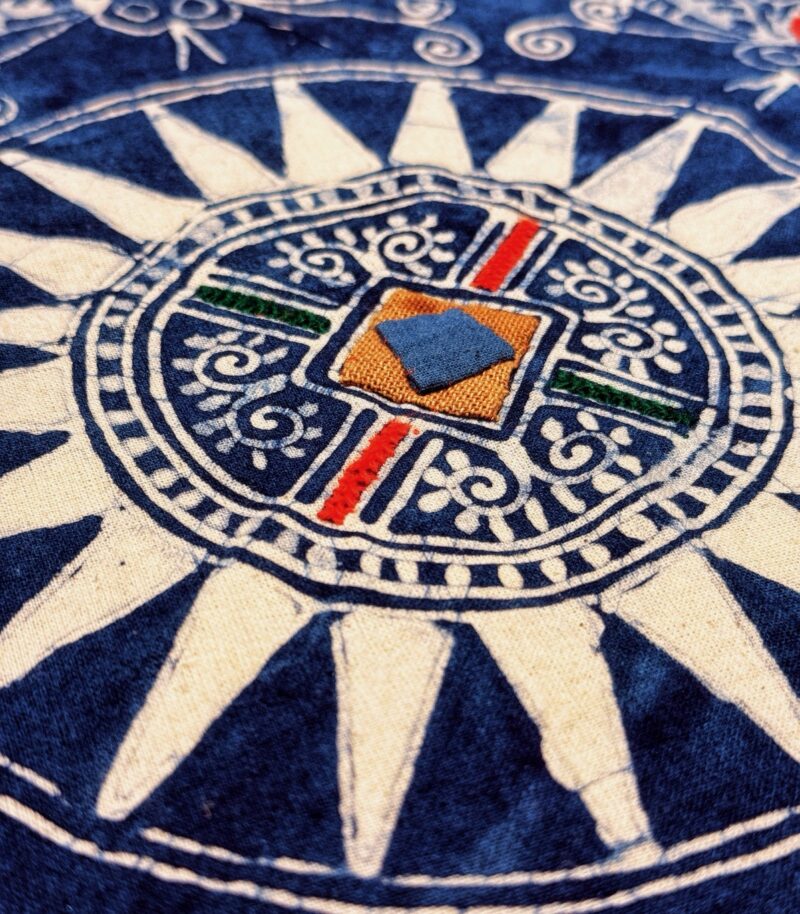 生命之輪 草木蠟染手織掛布 | Batik Art