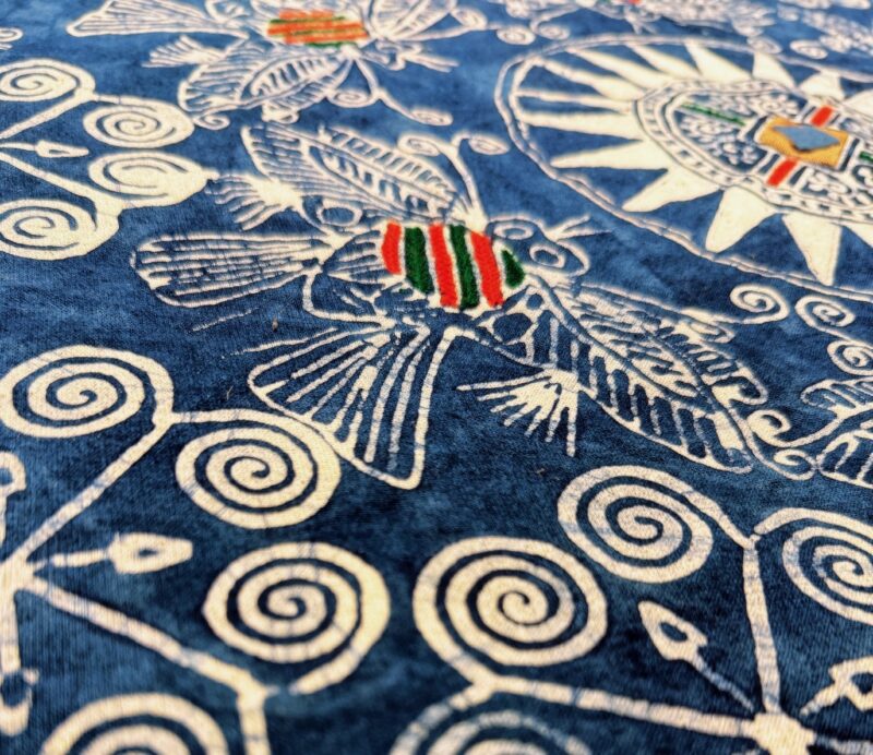 生命之輪 草木蠟染手織掛布 | Batik Art