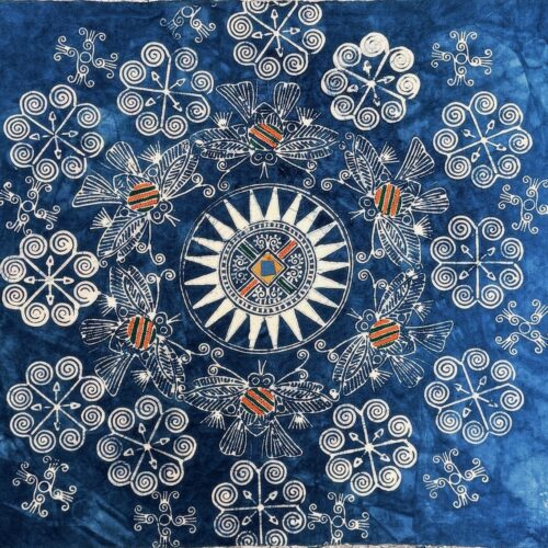 生命之輪 草木蠟染手織掛布 | Batik Art