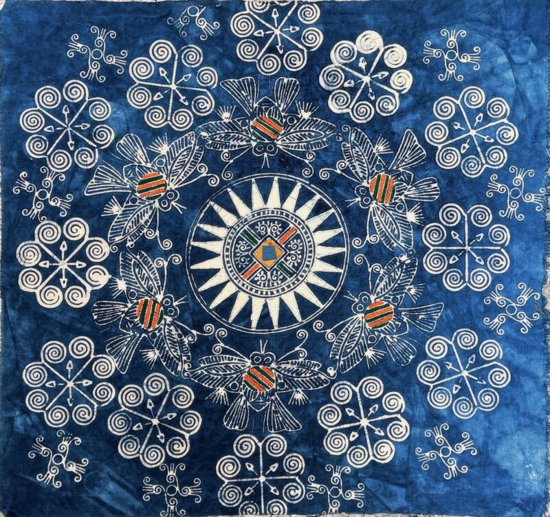 生命之輪 草木蠟染手織掛布 | Batik Art