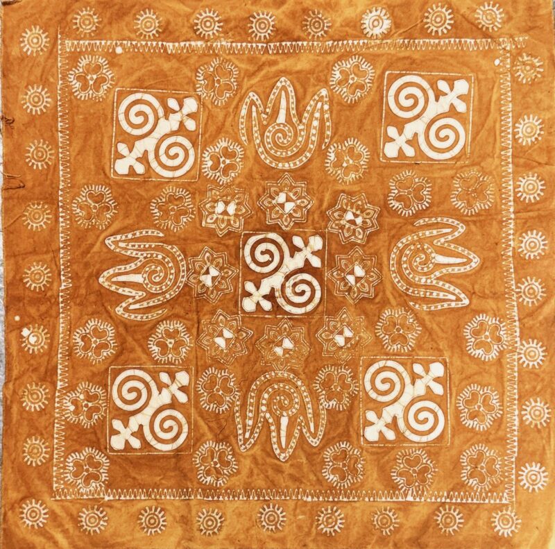 意志之花 草木蠟染手織掛布 | Batik Art