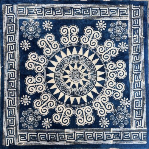 日紋螺靈 草木蠟染手織掛布 | Batik Art