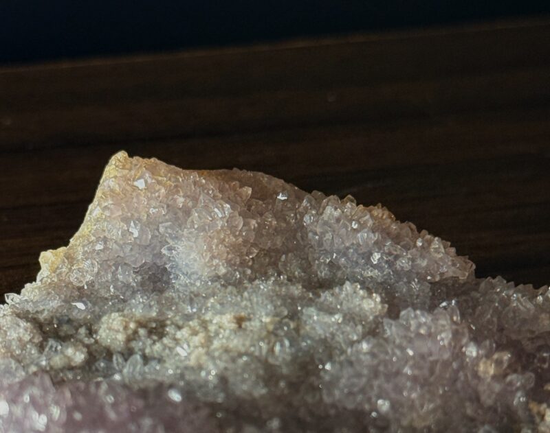 微光之山 虹光山海大晶簇 Druzy Quartz Botryoidal Lavender Chalcedony Landscape | 原礦
