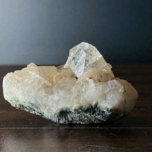 晨曦共生 彩虹粉沸石魚眼 Apophyllite with Pink Stilbite | 原礦