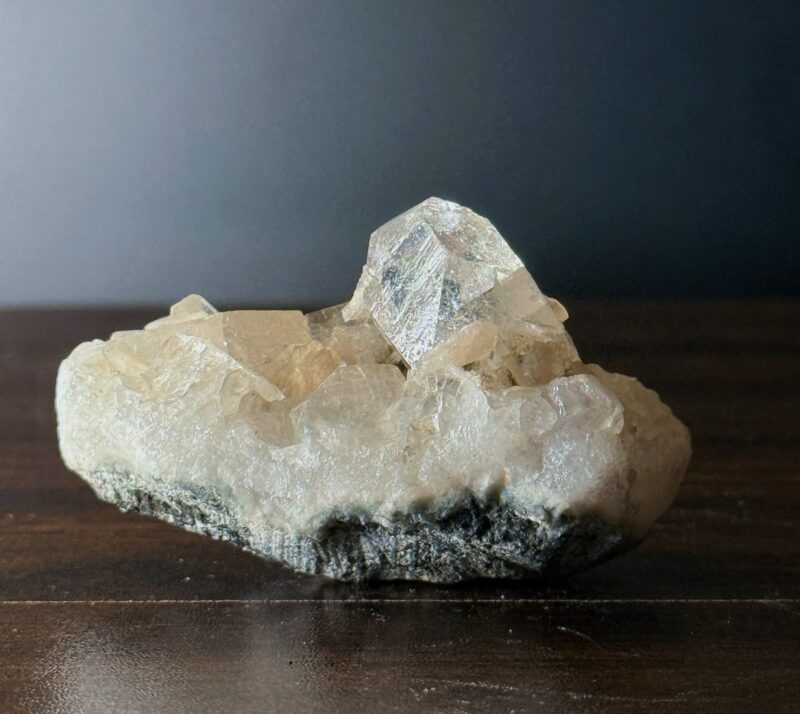 晨曦共生 彩虹粉沸石魚眼 Apophyllite with Pink Stilbite | 原礦