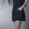 有機棉 eco瑜珈純色套裝 醇黑 | Whole Set