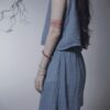 有機棉 eco瑜珈純色套裝 霾藍 | Whole Set