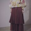 有機棉 植物捶染蝴蝶袖上衣 | 夏岩 | Batwing Sleeve Top