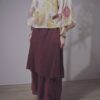 有機棉 植物捶染蝴蝶袖上衣 | 夏岩 | Batwing Sleeve Top