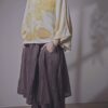 有機棉 植物捶染蝴蝶袖上衣 | 冶金 | Batwing Sleeve Top