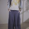 有機棉 植物捶染蝴蝶袖上衣 | 藍翼 | Batwing Sleeve Top