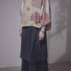 有機棉 植物捶染蝴蝶袖上衣 | 春花 | Batwing Sleeve Top